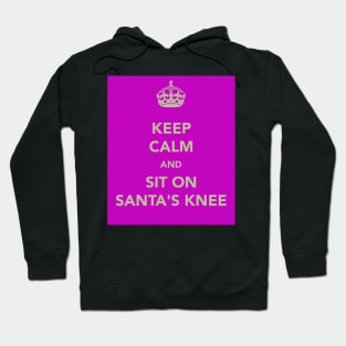 Keep Calm and Sit on Santa's Knee Hoodie